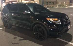 2012 Ford Explorer with 22x9 Giovanna wheels