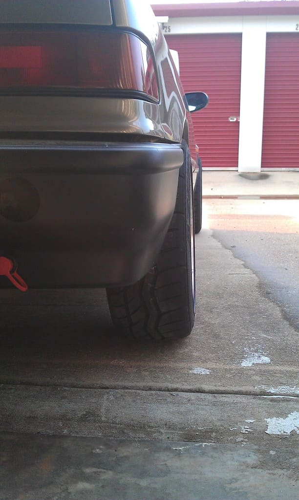 1989 Honda Civic with 15x7.5 Konig Candy wheels