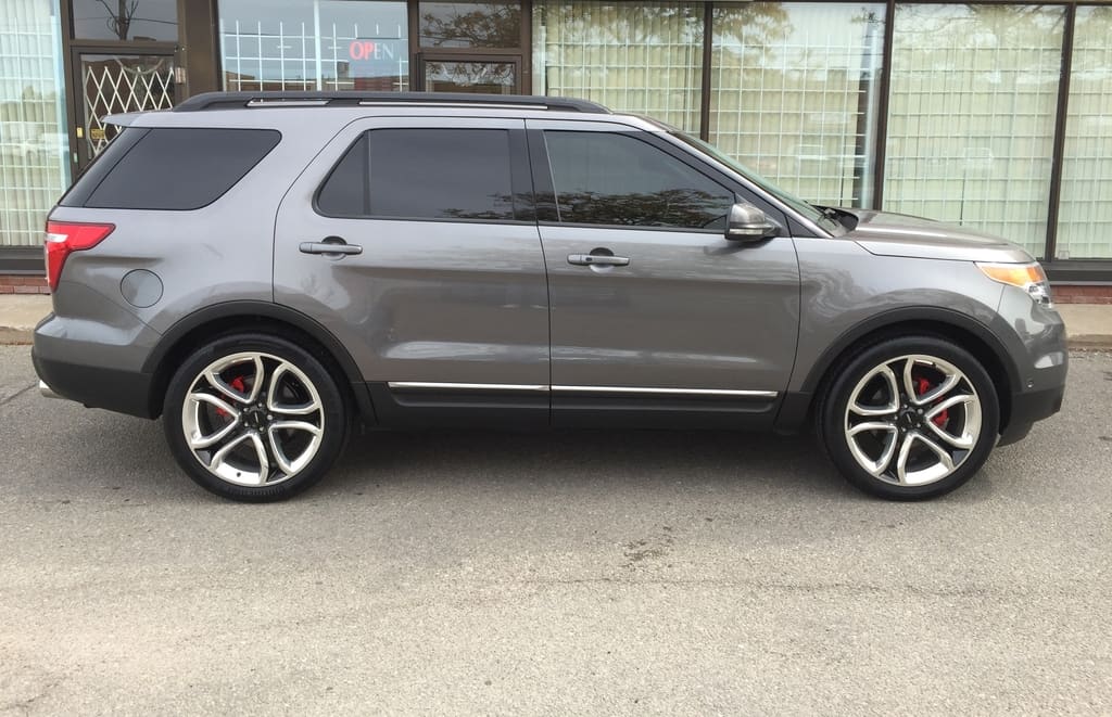 2014 Ford Explorer with OEM Ford Edge Sport wheels