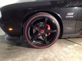 2009 Dodge Challenger with 22x9 wheels