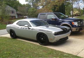 2011 Dodge Challenger with Lexani LSS-55 wheels