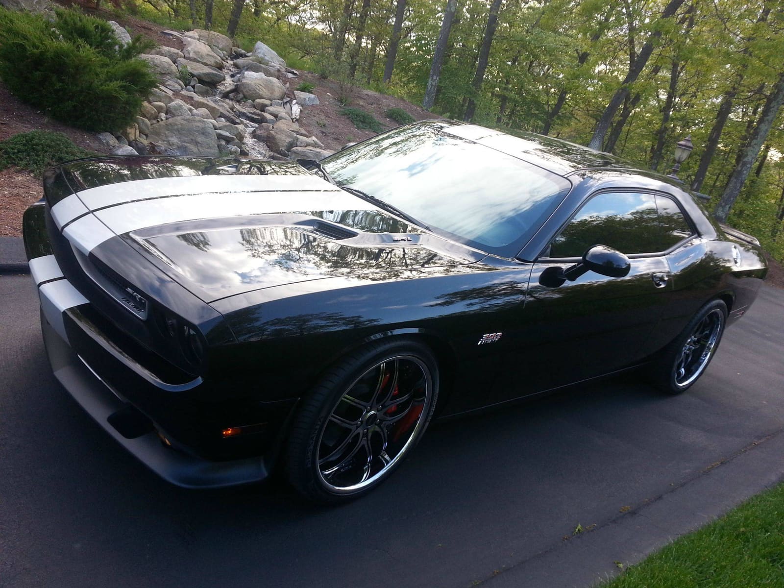 2012 Dodge Challenger with 22x9 wheels
