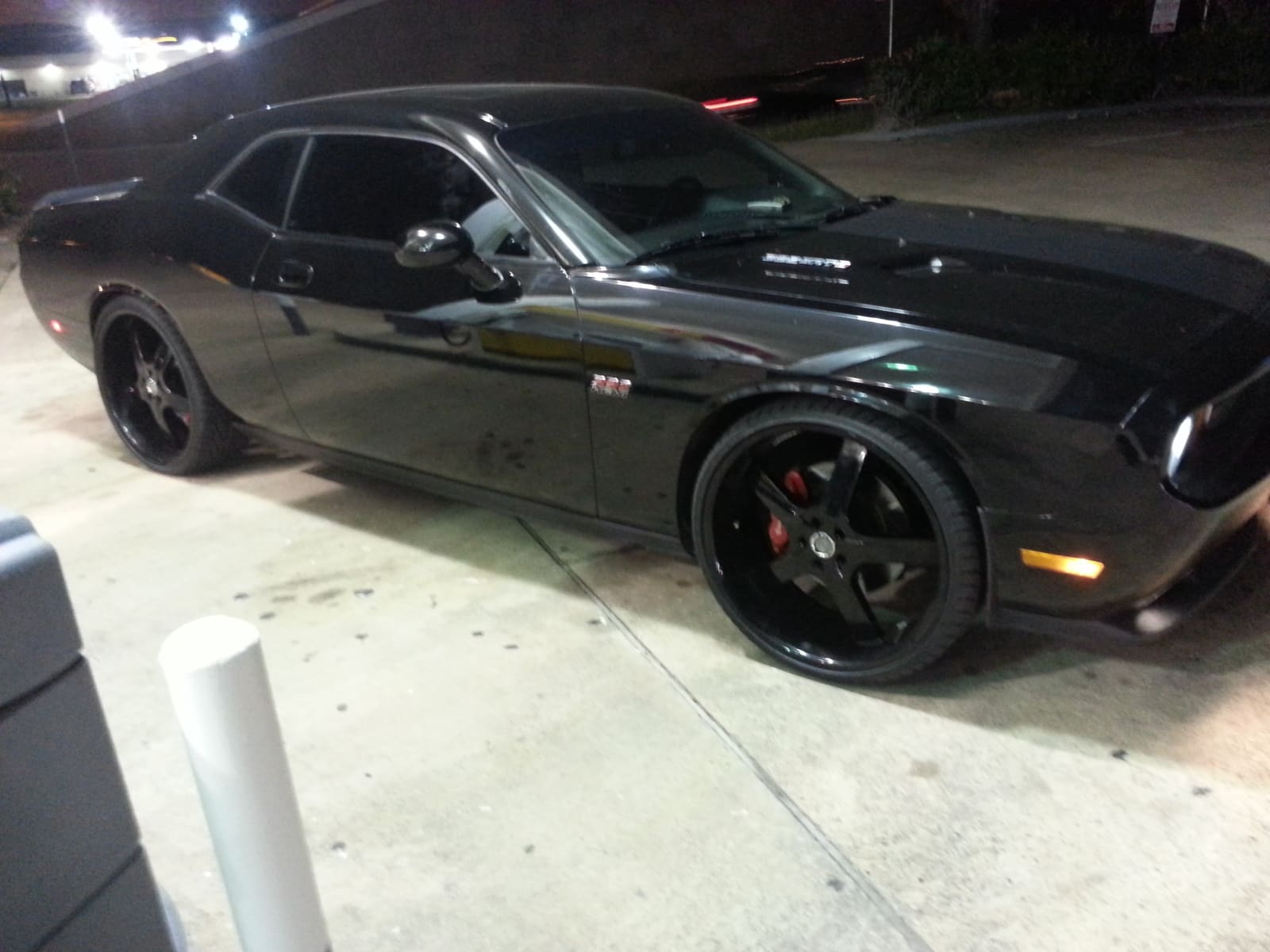 2012 Dodge Challenger with 24x9.5 wheels