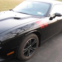 2012 Dodge Challenger with 18x11 Moda MD14 wheels