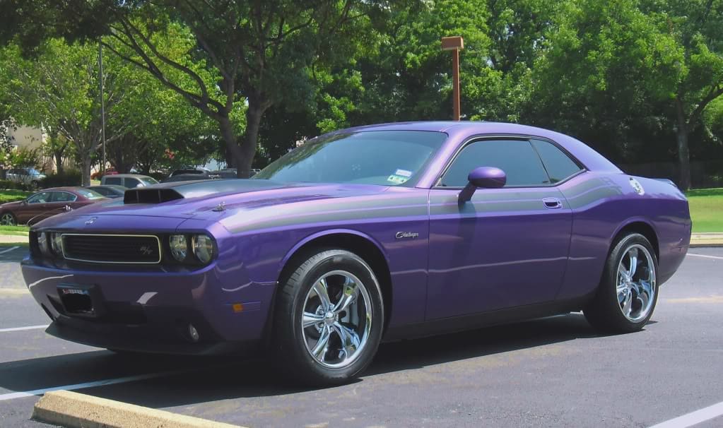 2014 Dodge Challenger with 18x8 Boss 338 wheels