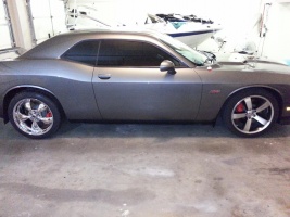 2012 Dodge Challenger with 20x10 wheels