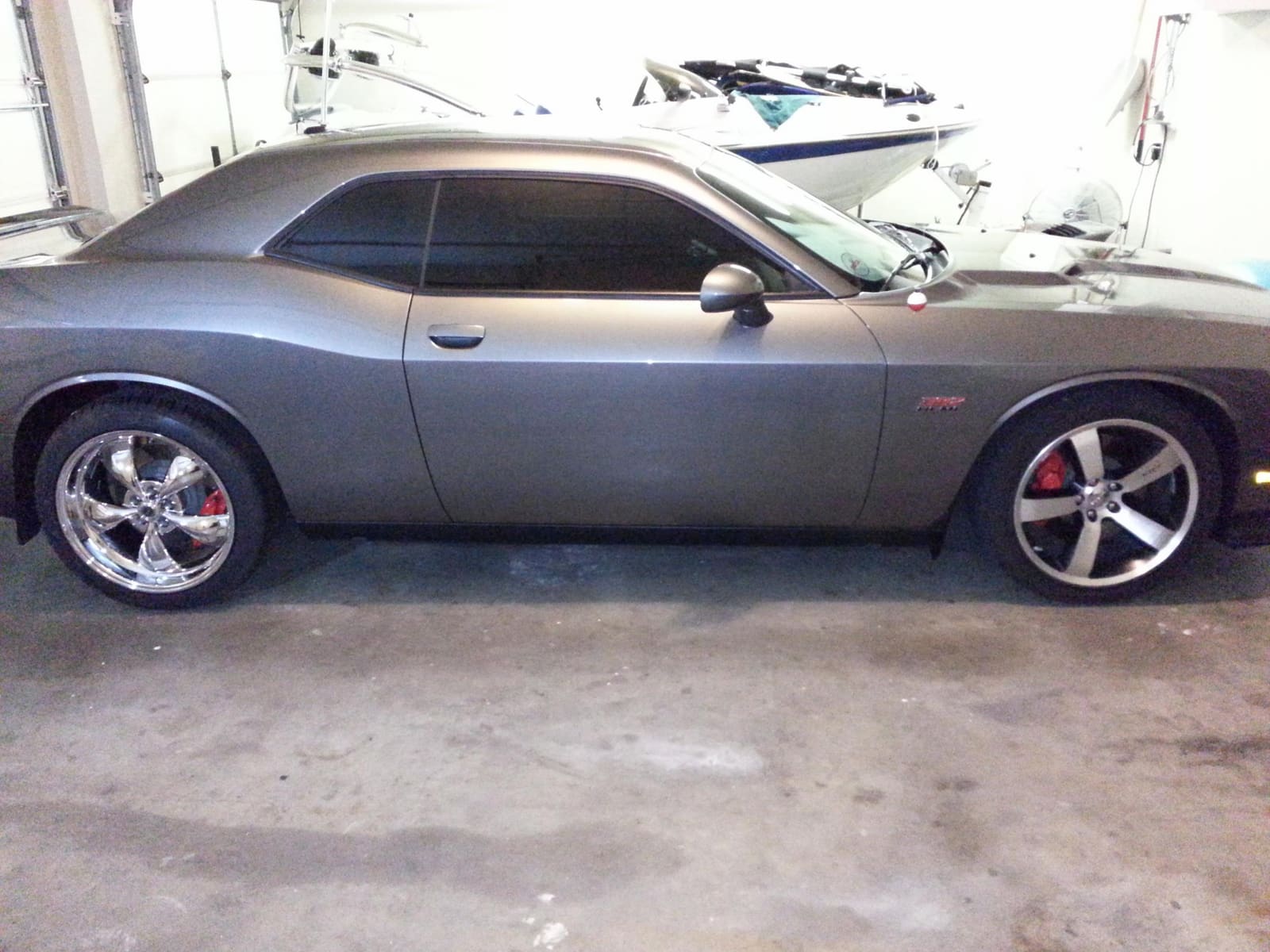 2012 Dodge Challenger with 20x10 wheels
