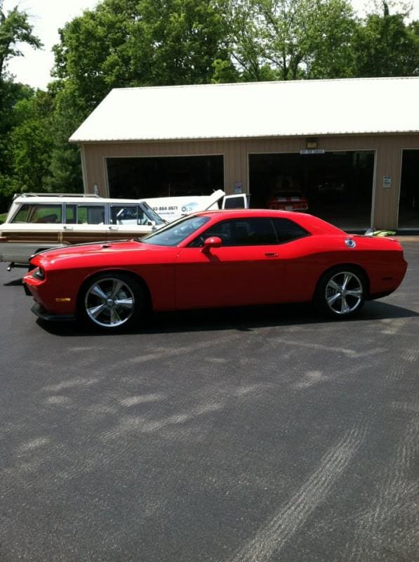 2011 Dodge Challenger with 20x9 Rocket Modern Muscle Booster wheels