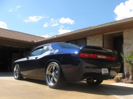 2012 Dodge Challenger with 22x9 Huntington Bolsa wheels