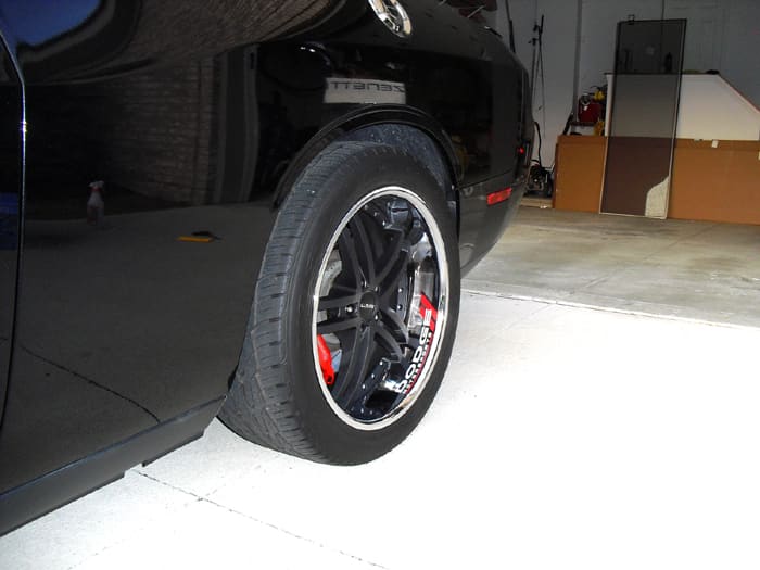 2012 Dodge Challenger with 20x8.5 Zenetti Bellagio wheels
