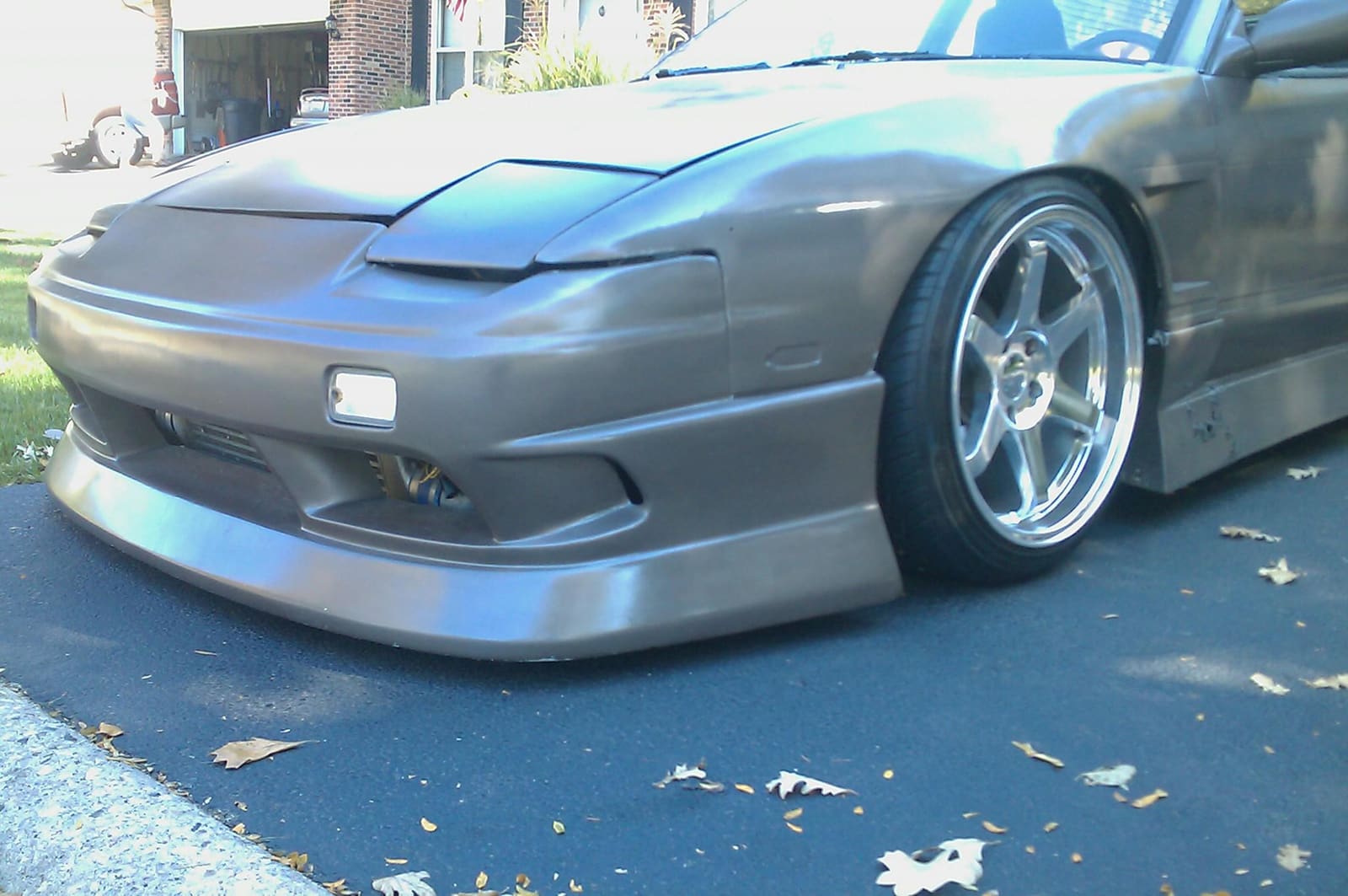 1992 Nissan S13 with 18x9.5 varrstoen 2.2.1 wheels