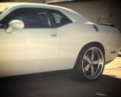 2012 Dodge Challenger with 22x9 Huntington Bolsa wheels