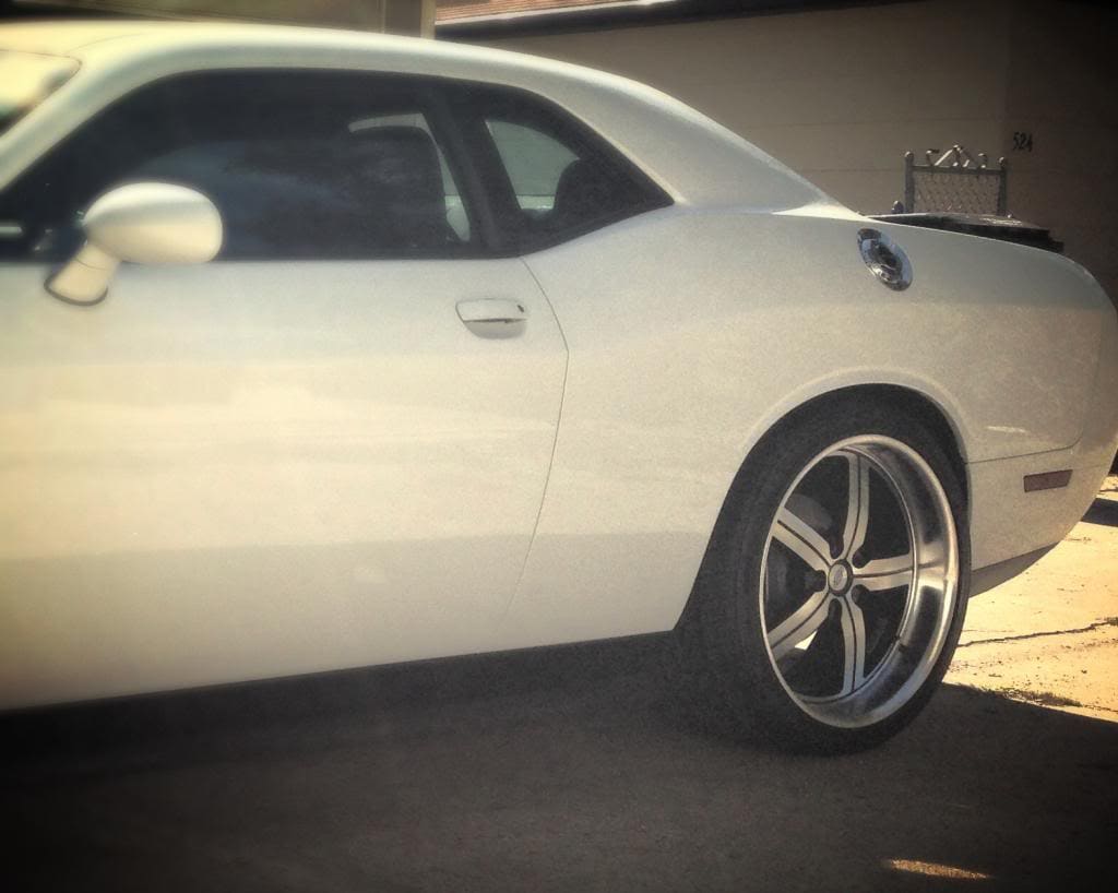 2012 Dodge Challenger with 22x9 Huntington Bolsa wheels