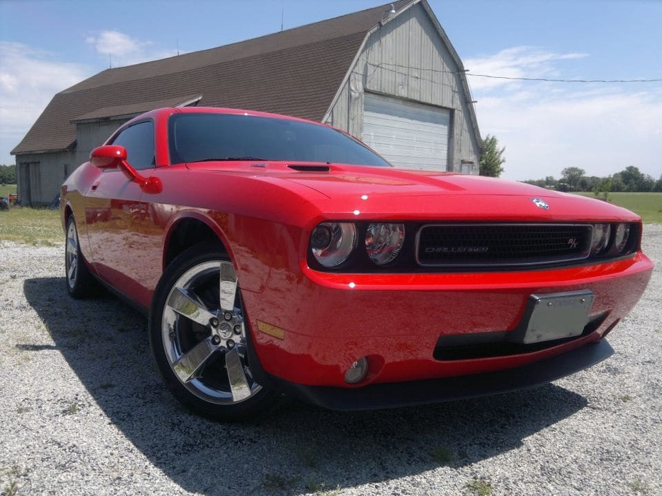 2009 Dodge Challenger with 24x9 Rucci wheels