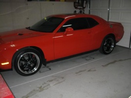 2012 Dodge Challenger with 20x8.5 AR Torq-Thurst M BS wheels