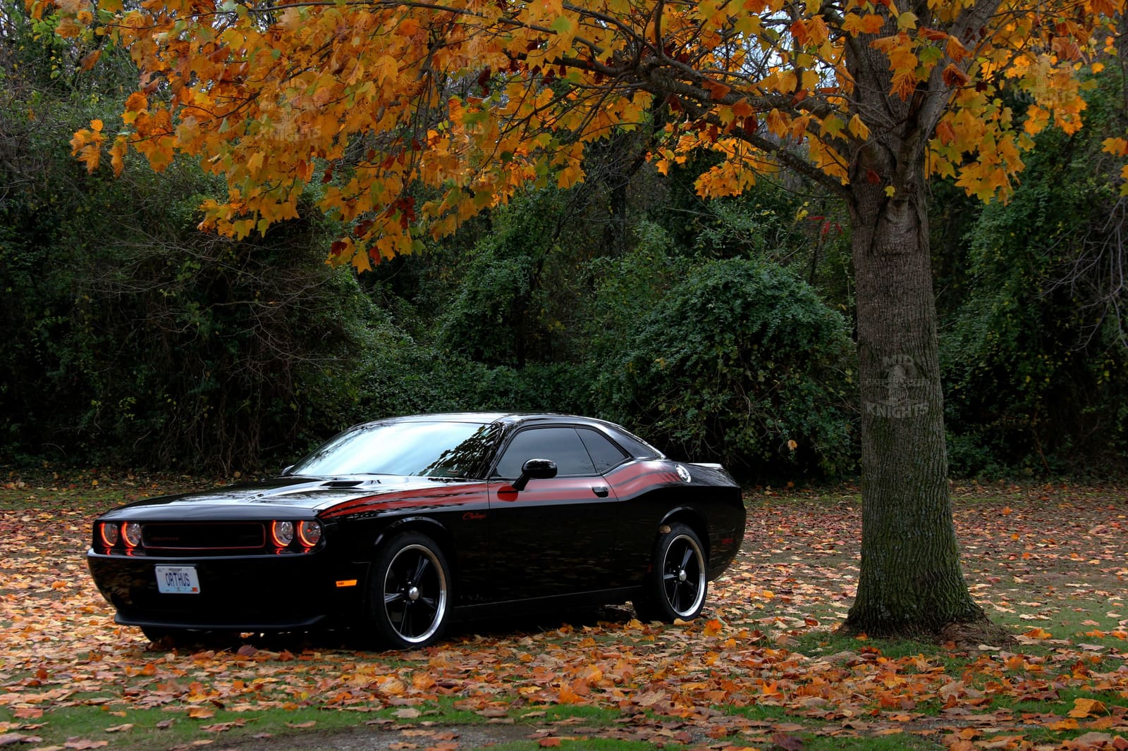 2012 Dodge Challenger with 20x9 Rocket Racing Boosters wheels