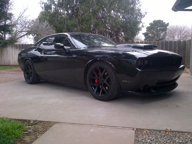 2011 Dodge Challenger with 20x9 OEM Dodge Viper wheels