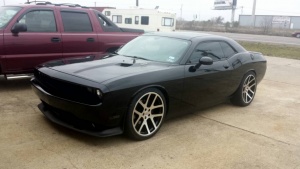 2011 Dodge Challenger with 22x9 OEM Dodge Viper wheels