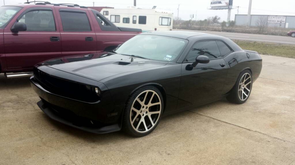 2011 Dodge Challenger with 22x9 OEM Dodge Viper wheels