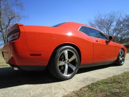 2011 Dodge Challenger with 20x9 wheels
