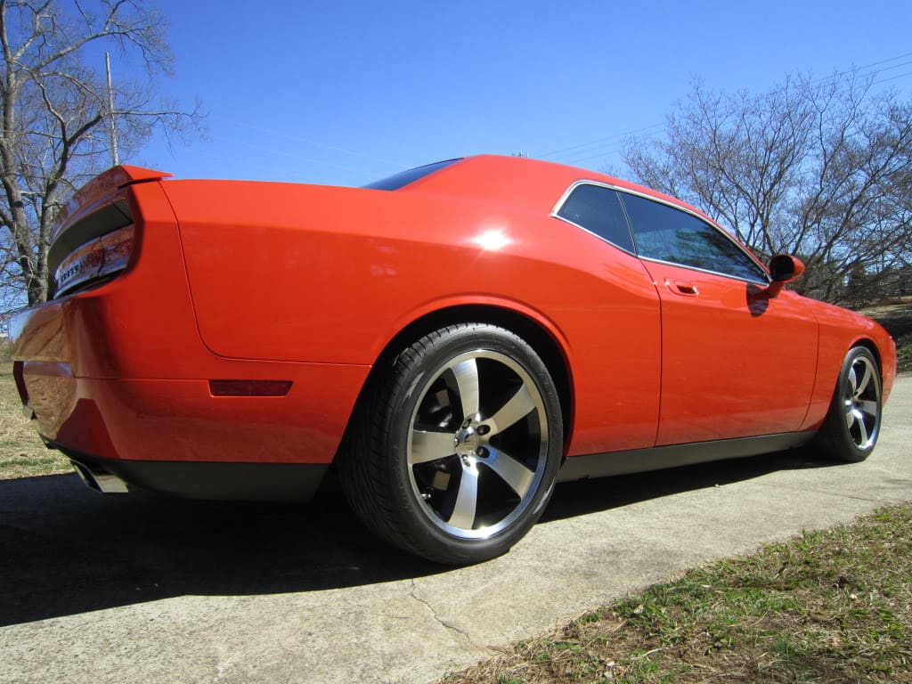 2011 Dodge Challenger with 20x9 wheels