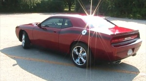2013 Dodge Challenger with 20x8.5 Foose Legends wheels