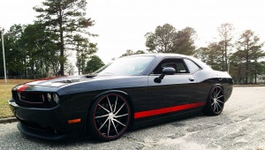 2011 Dodge Challenger with 22x9 Vossen CVT wheels