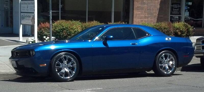 2011 Dodge Challenger with 20x9 Strada Spidermonkey Replica wheels