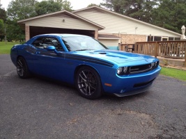 2010 Dodge Challenger with 20x8.5 Niche Targa M129 wheels