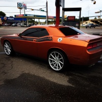 2013 Dodge Challenger with 22x9 Vossen wheels