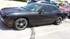 2010 Dodge Challenger with 20x8.5 wheels