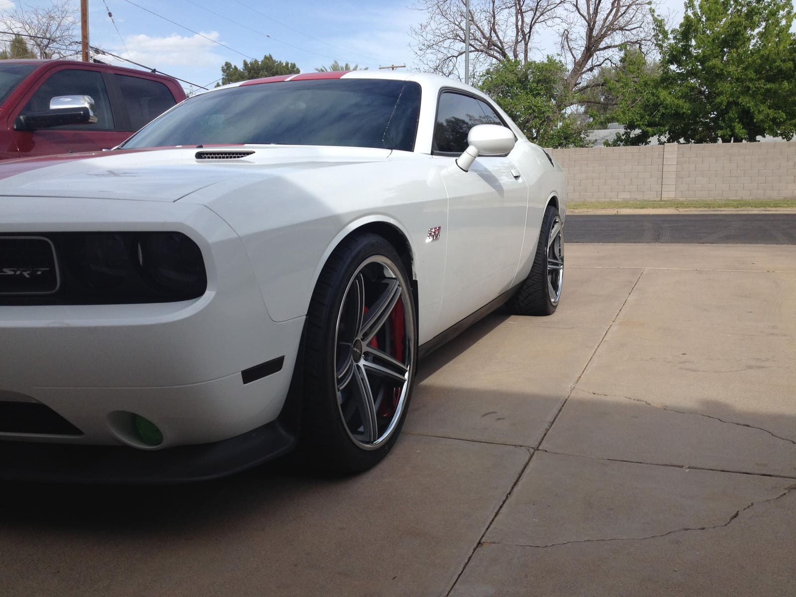 2011 Dodge Challenger with 22x9.5 wheels