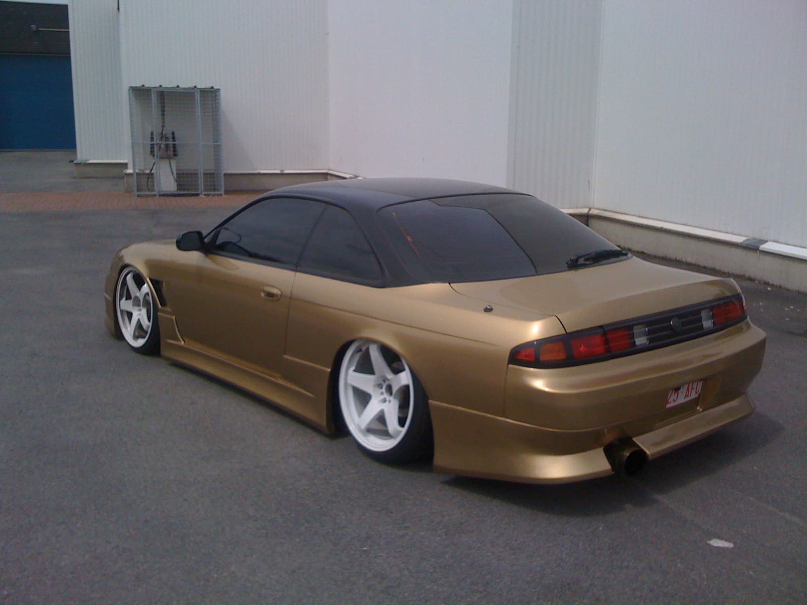 1996 Nissan S14 with 19x9 rota gtr wheels
