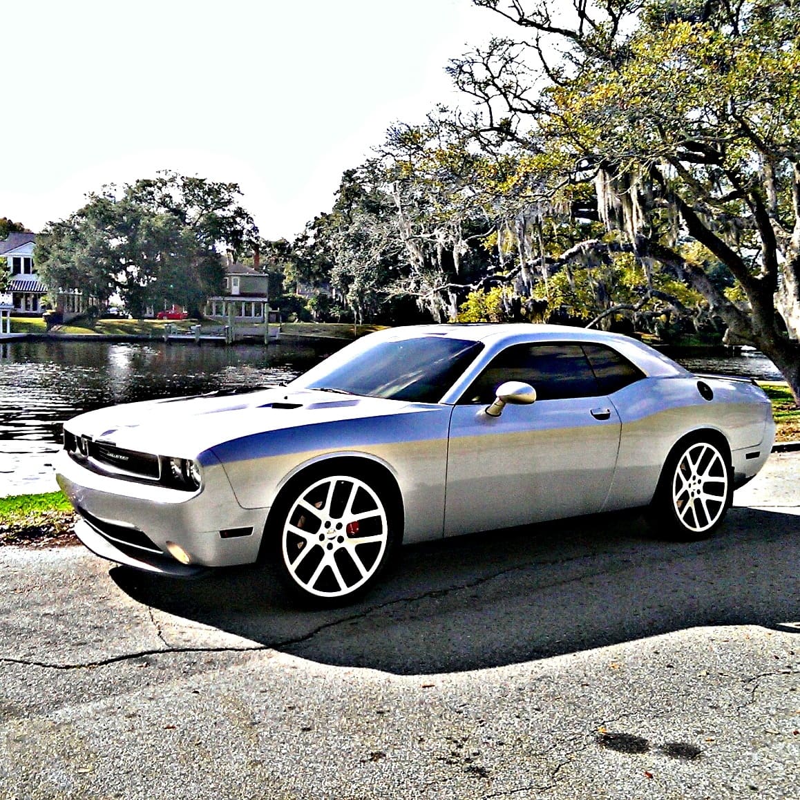 2011 Dodge Challenger with OEM Dodge Viper Replica wheels