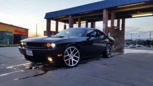 2010 Dodge Challenger with OEM Dodge Viper wheels