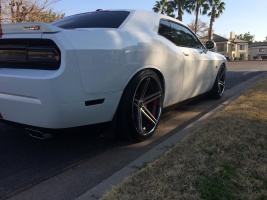 2014 Dodge Challenger with 22x9 wheels