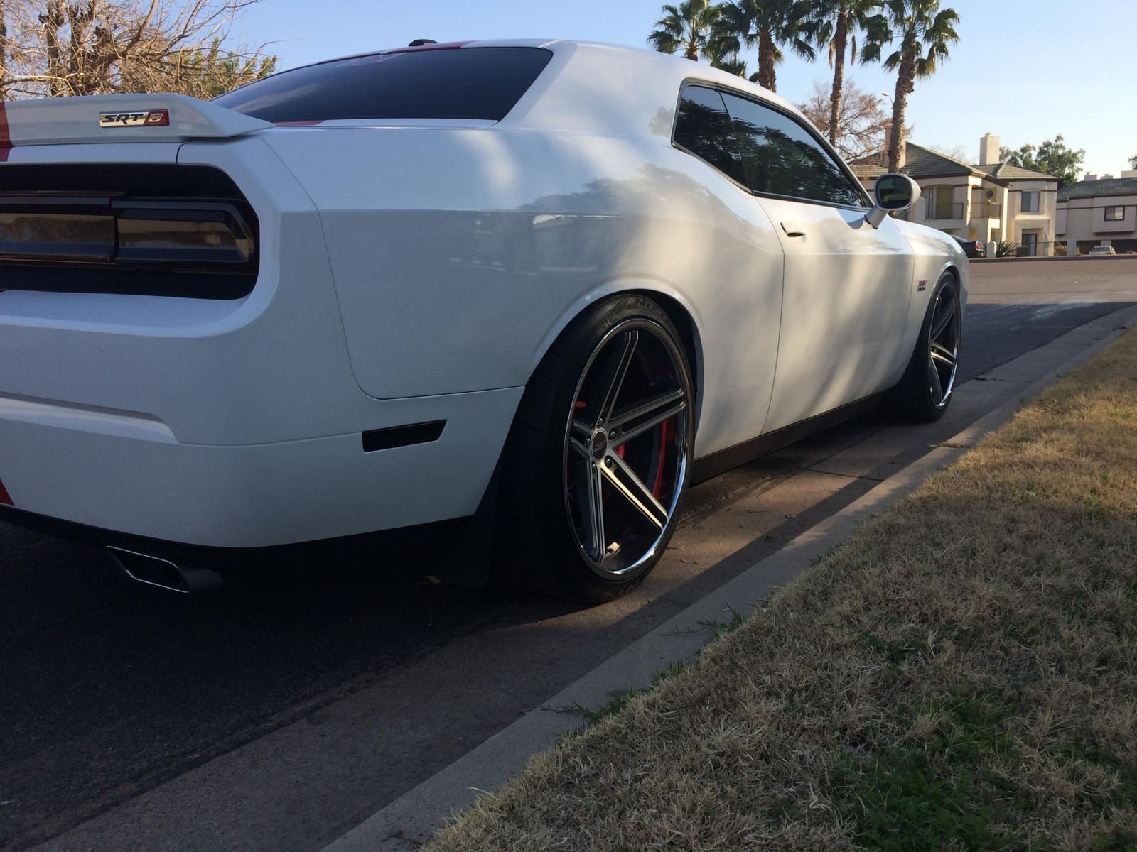 2014 Dodge Challenger with 22x9 wheels