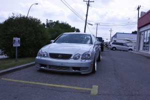 1999 Lexus GS 400 with 19x9.5 Work XSA 03C wheels