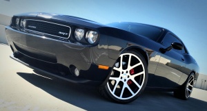 2014 Dodge Challenger with 22x9 OEM Dodge Viper wheels