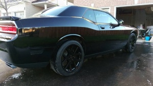 2011 Dodge Challenger with 20x9 OEM Dodge Viper Replica wheels