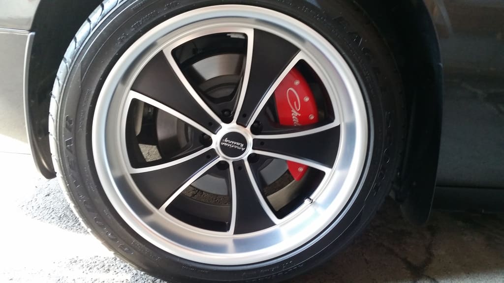 2012 Dodge Challenger with 20x9 American Racing Mach 5 wheels