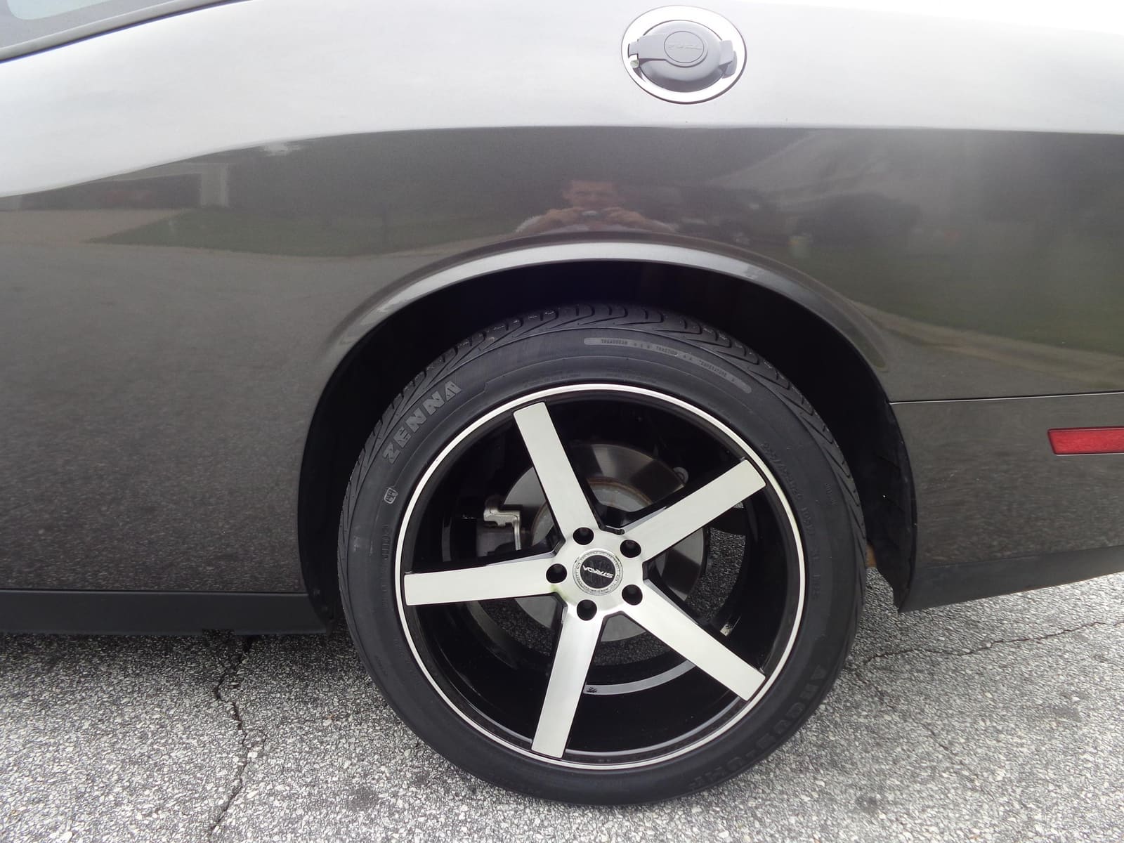 2014 Dodge Challenger with 20x9.5 Strada Perfetto wheels