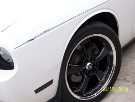 2015 Dodge Challenger with 20x9 Mickey Thompson Street Comp wheels