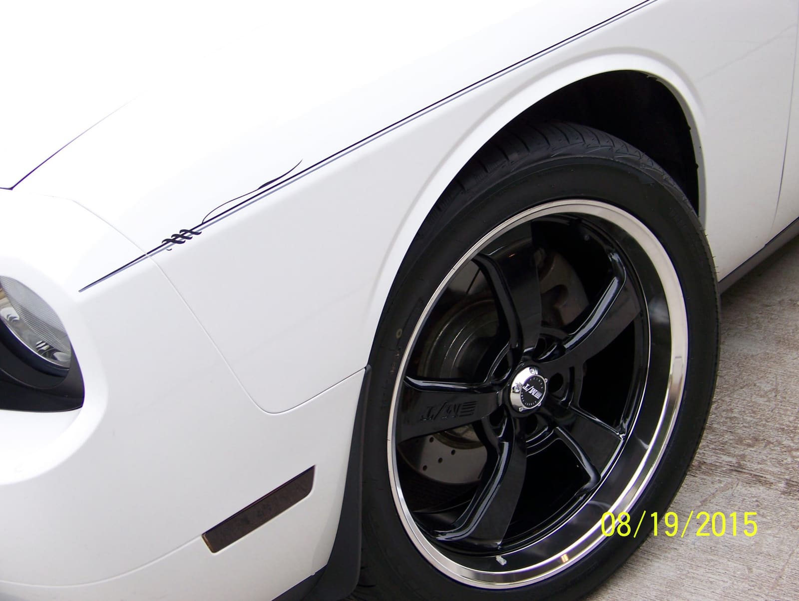 2015 Dodge Challenger with 20x9 Mickey Thompson Street Comp wheels
