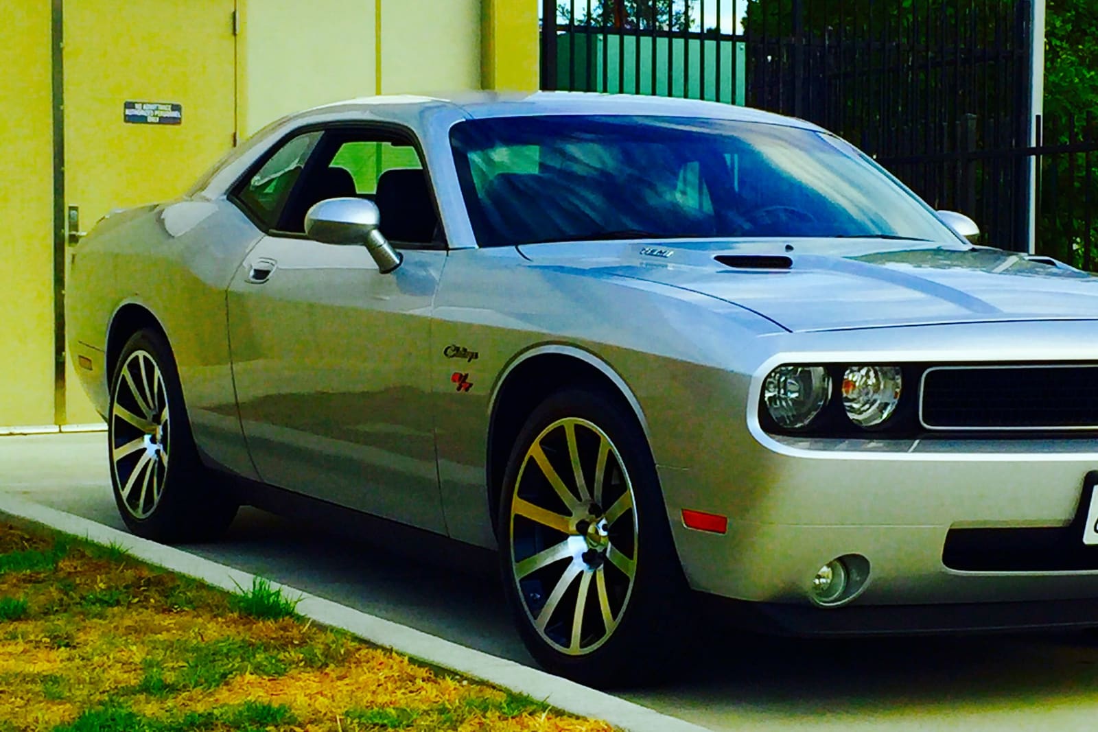 2014 Dodge Challenger with 20x9 OEM Dodge 300 SRT wheels