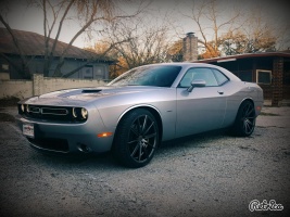 2016 Dodge Challenger with 22x9 BD-9 wheels