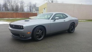 2015 Dodge Challenger with 20x9 Race Star Dark Star wheels