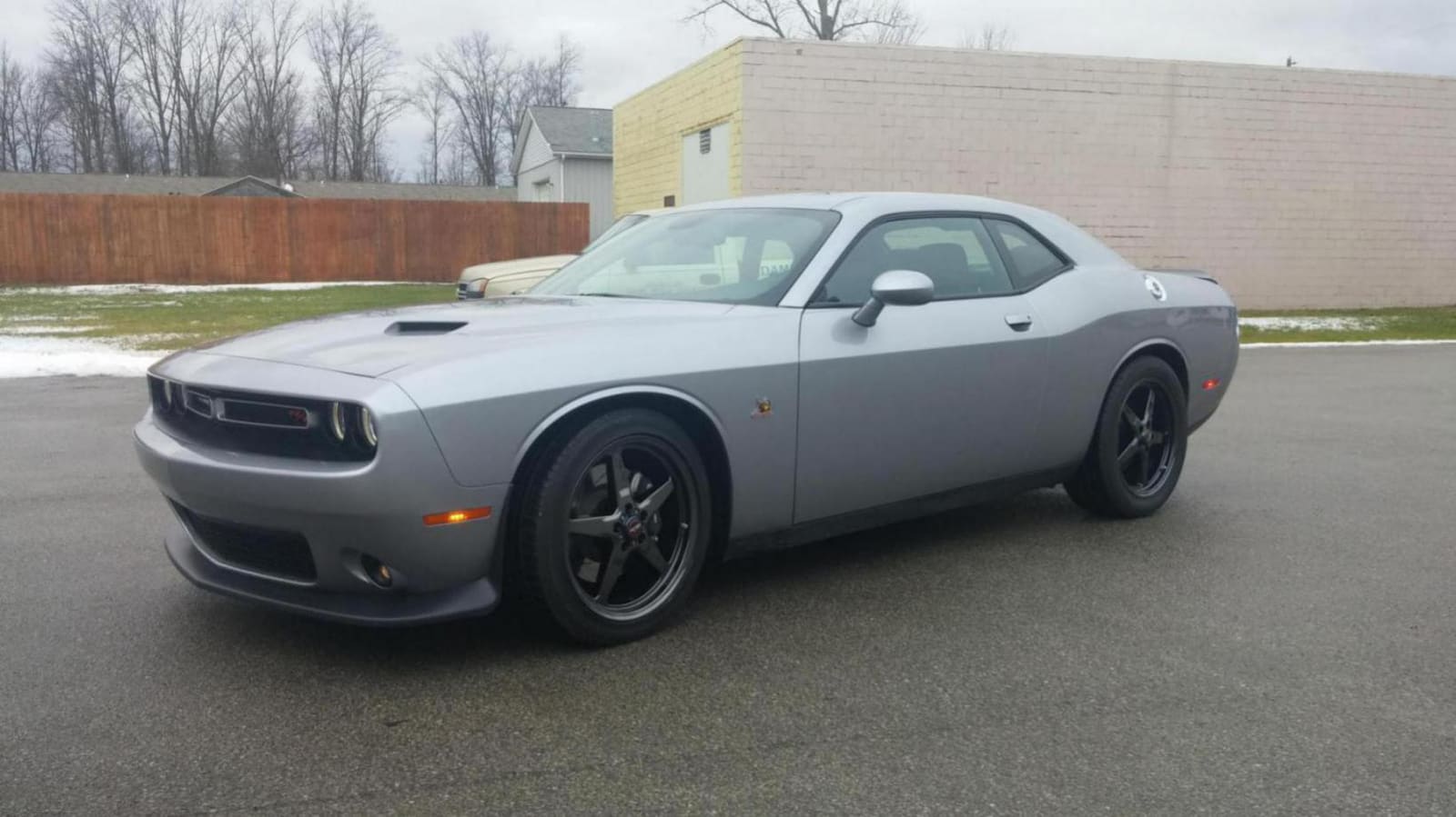 2015 Dodge Challenger with 20x9 Race Star Dark Star wheels