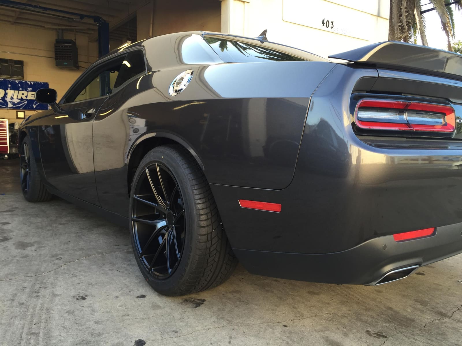 2015 Dodge Challenger with 20x8.5 Niche Targa M130 wheels