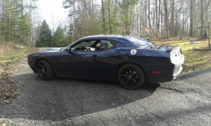 2014 Dodge Challenger with 19x8.5 Mach 5 wheels